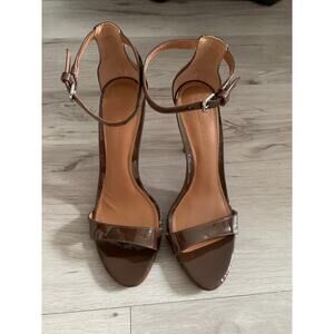 Rebecca Allen Patent Leather Sandal Heels Size 8